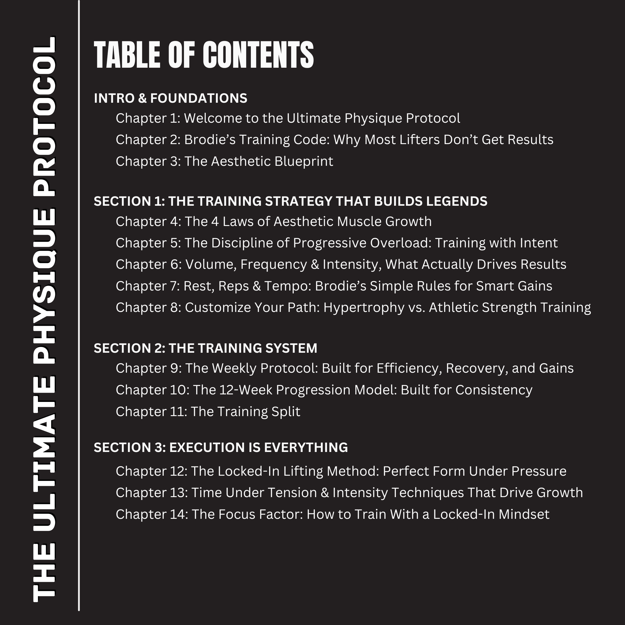 The Ultimate Protocol System - Nutrition + Training