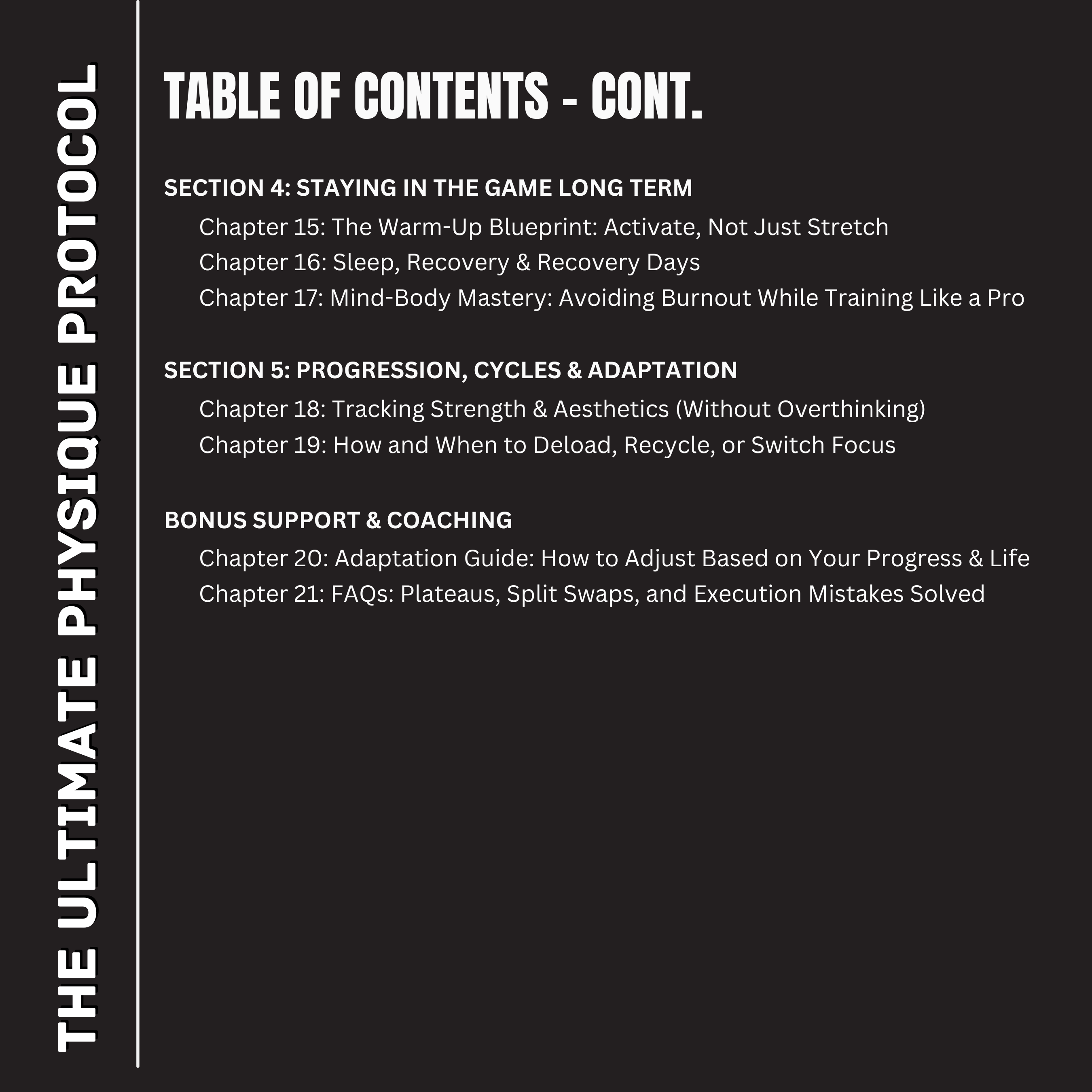 The Ultimate Protocol System - Nutrition + Training